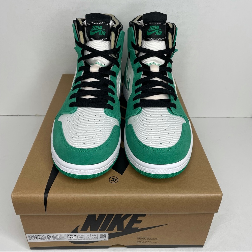 Nike Air Jordan 1 Retro Zoom Air CMFT “Stadium Green” NEW 2021 - Picture 2 of 4